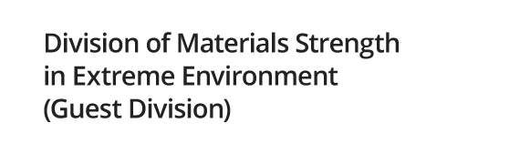 Division of Materials Strength in Extreme Environment (Guest Division)
