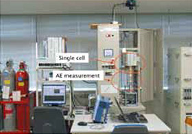 SOFC performance testing system